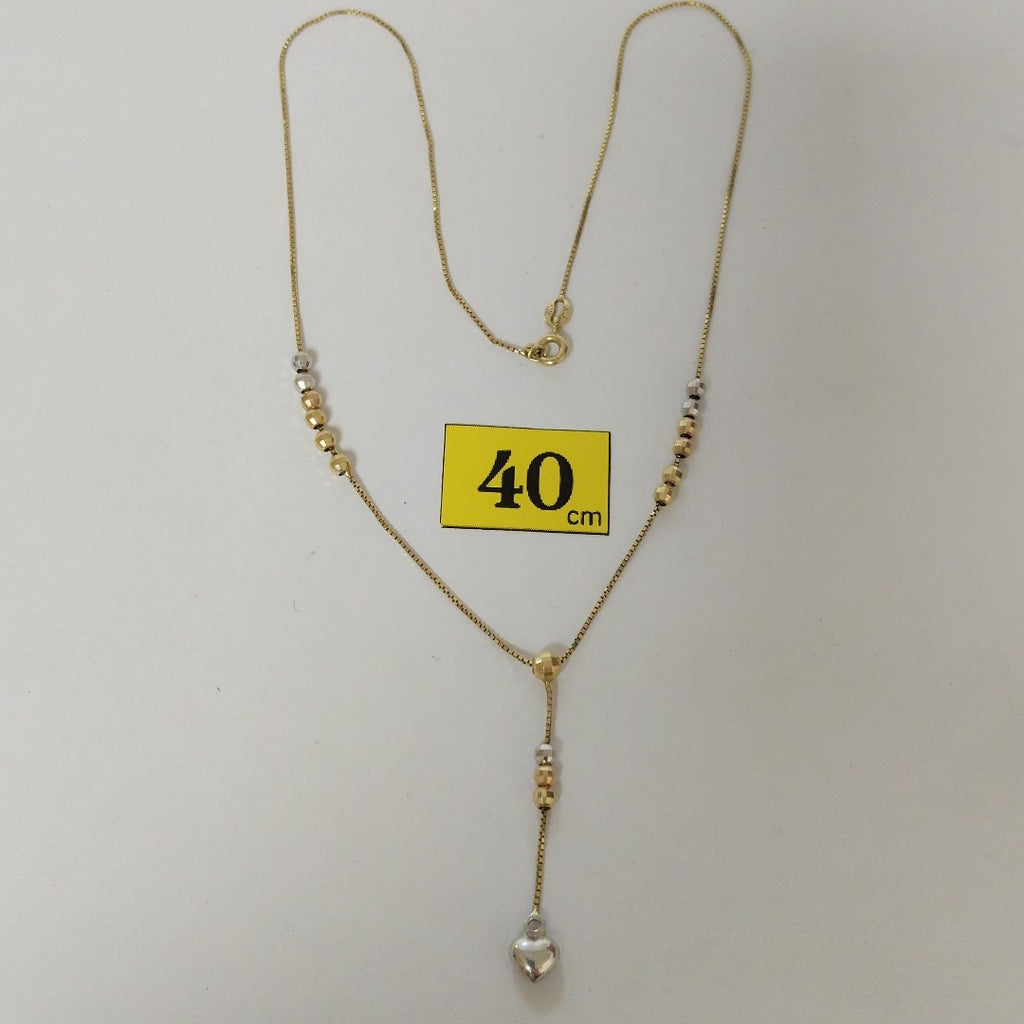 GARGANTILLA ORO, ORO COMBINADO 14 K 3 GRMS (SEMINUEVO)