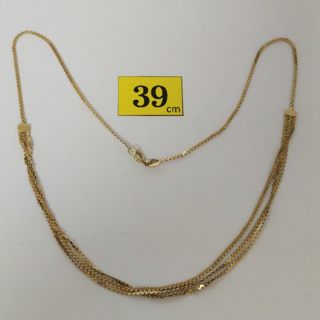GARGANTILLA ORO 14 K 4.7 GRMS (SEMINUEVO)