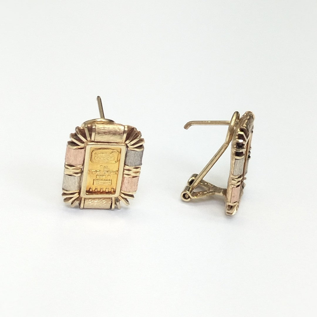 ARETES PAR ORO 14 K 6.7 GRMS (SEMINUEVO)