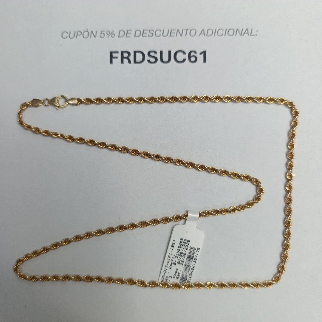 CADENA ORO 10 K 5.7 GRMS (SEMINUEVO)