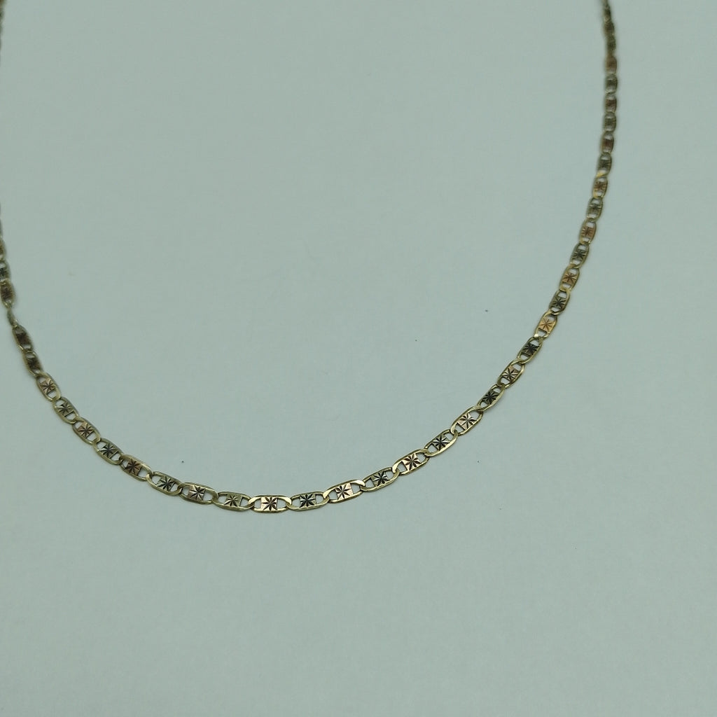 CADENA ORO,ORO COMBINADO 10 K 2,90 GRMS (SEMINUEVO)