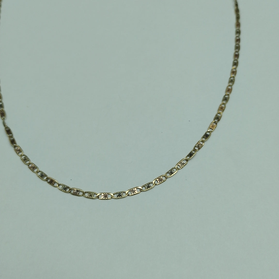 CADENA ORO,ORO COMBINADO 10 K 2,90 GRMS (SEMINUEVO)