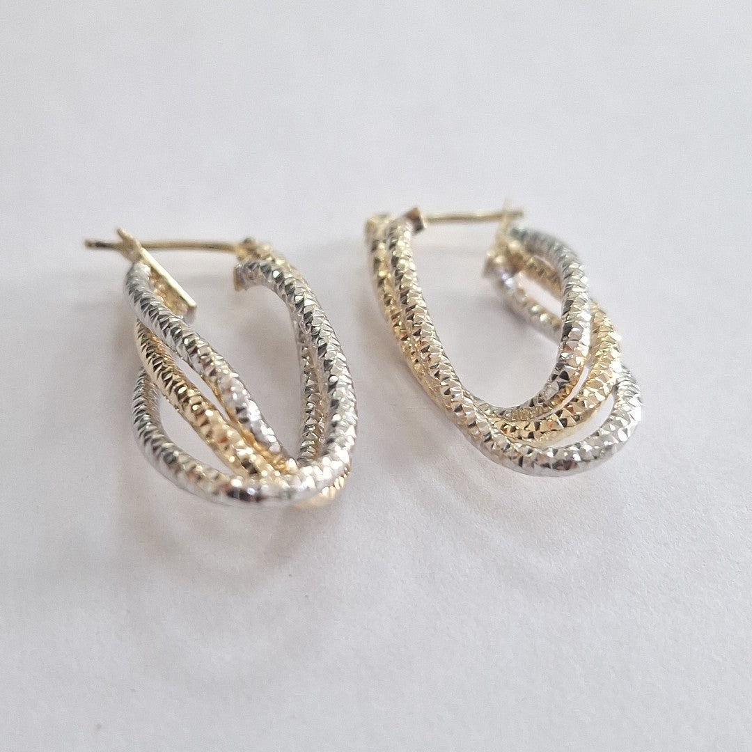 ARETES PAR ORO 10 K 3.9 GRMS (SEMINUEVO)