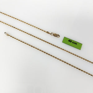 CADENA ORO 14 K 3,80 GRMS (SEMINUEVO)