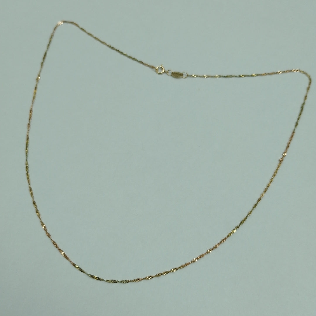 CADENA ORO 10 K 0.8 GRMS (SEMINUEVO)