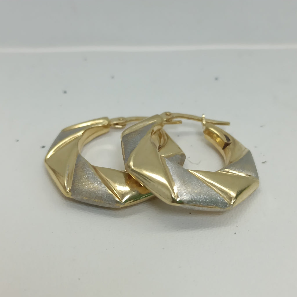 ARRACADAS PAR ORO 10 K 3.2 GRMS (SEMINUEVO)