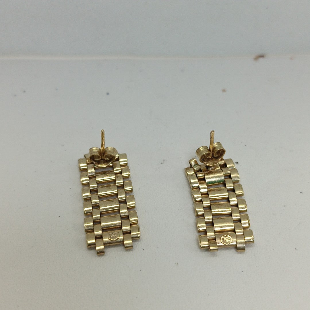 ARETES PAR ORO 14 K 3.6 GRMS (SEMINUEVO)