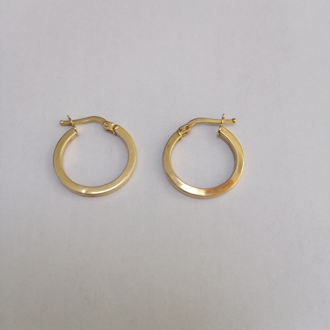 ARRACADAS PAR ORO 14 K 1.6 GRMS (SEMINUEVO)