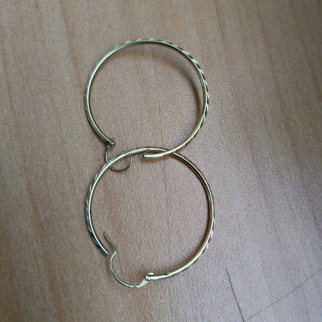 ARRACADAS PAR ORO 14 K 1.5 GRMS (SEMINUEVO)