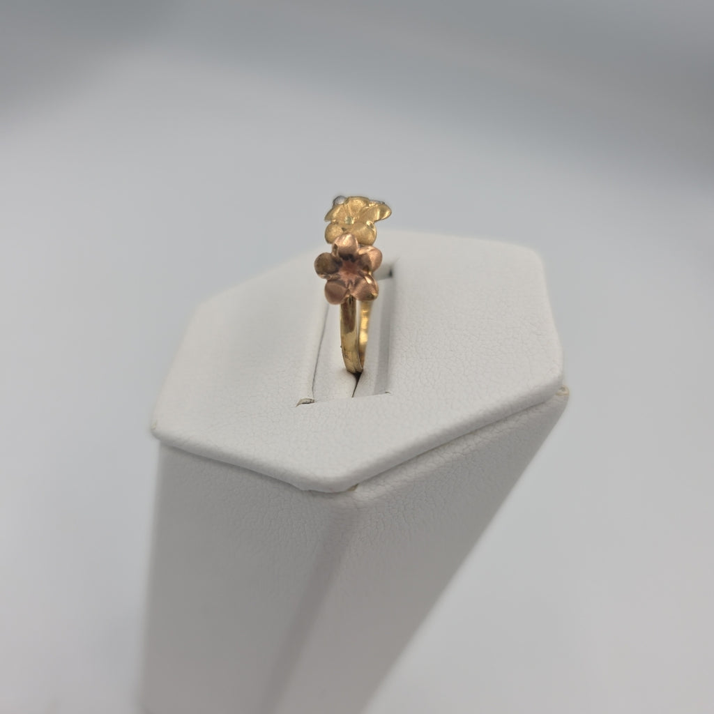 ANILLITO ORO, ORO COMBINADO 10 K 1.1 GRMS (SEMINUEVO)