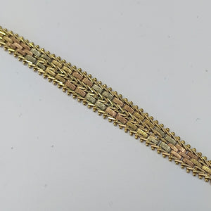 PULSERA ORO, ORO COMBINADO 14 K 8.3 GRMS (SEMINUEVO)