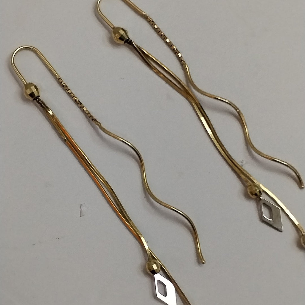 ARETES PAR ORO 14 K 2,30 GRMS (SEMINUEVO)
