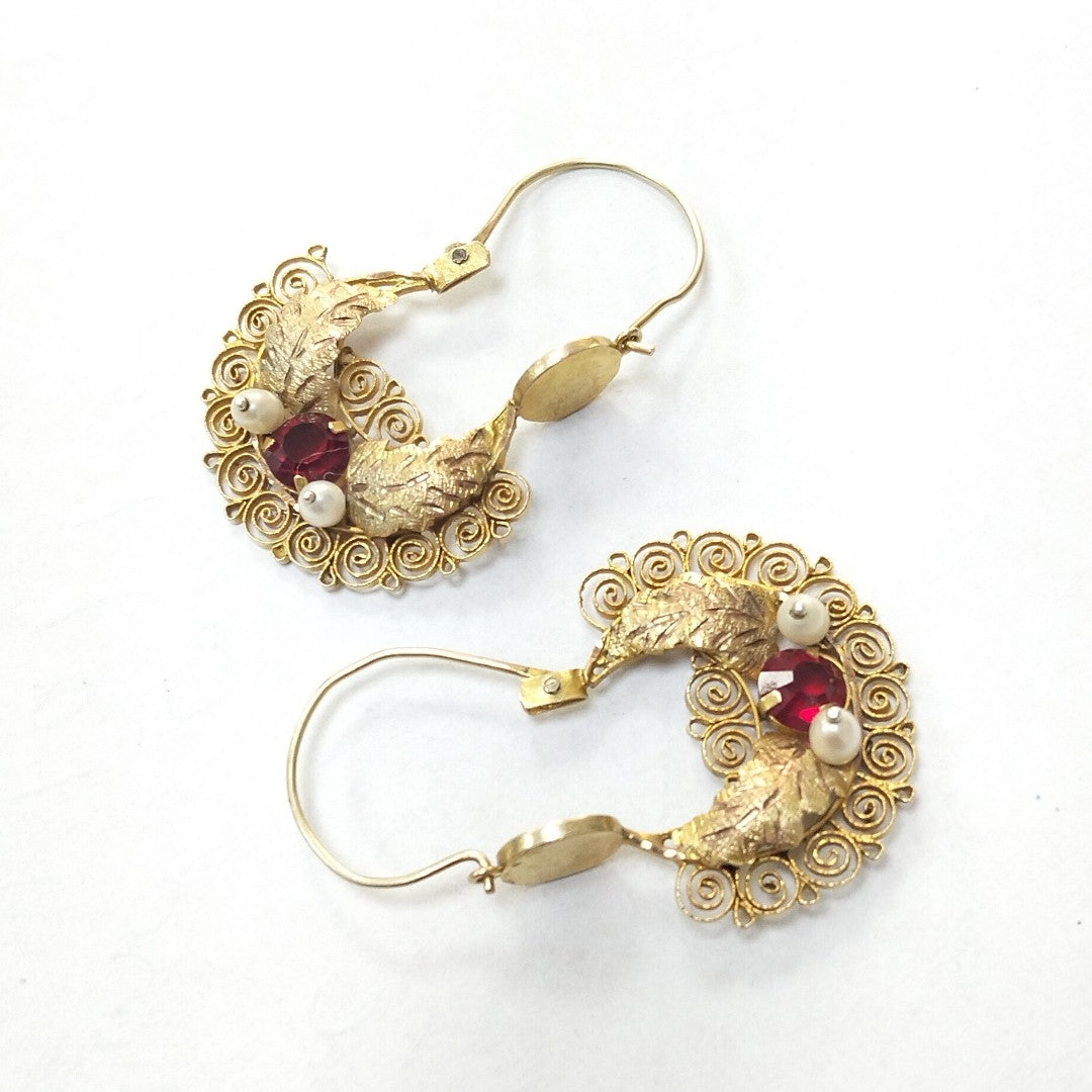ARETES PAR ORO 10 K 5.9 GRMS (SEMINUEVO)
