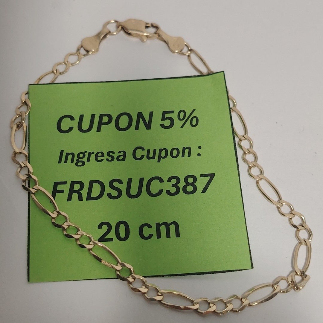 PULSERA ORO 14 K 3.4 GRMS (SEMINUEVO)