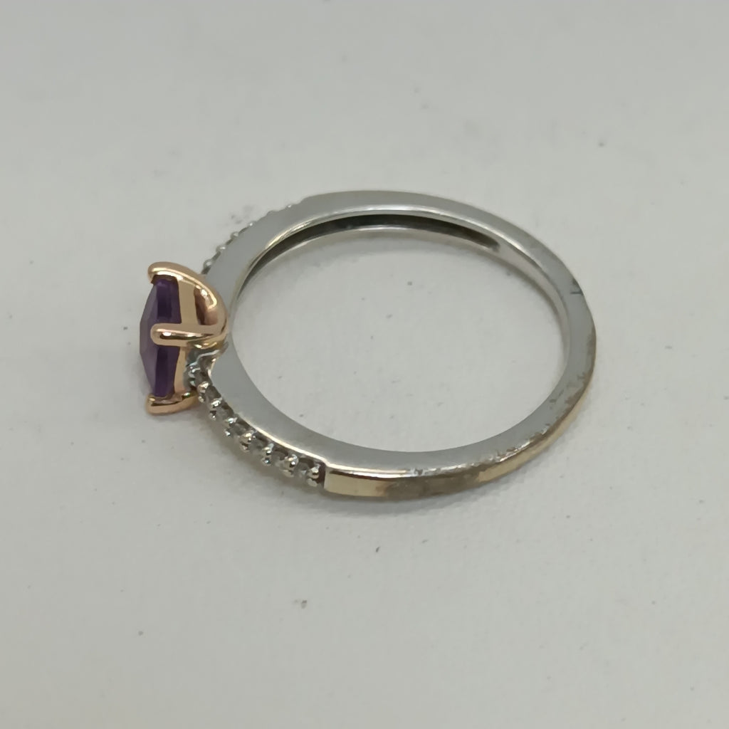 ANILLO ORO,ORO BLANCO 18 K 1,90 GRMS (SEMINUEVO)