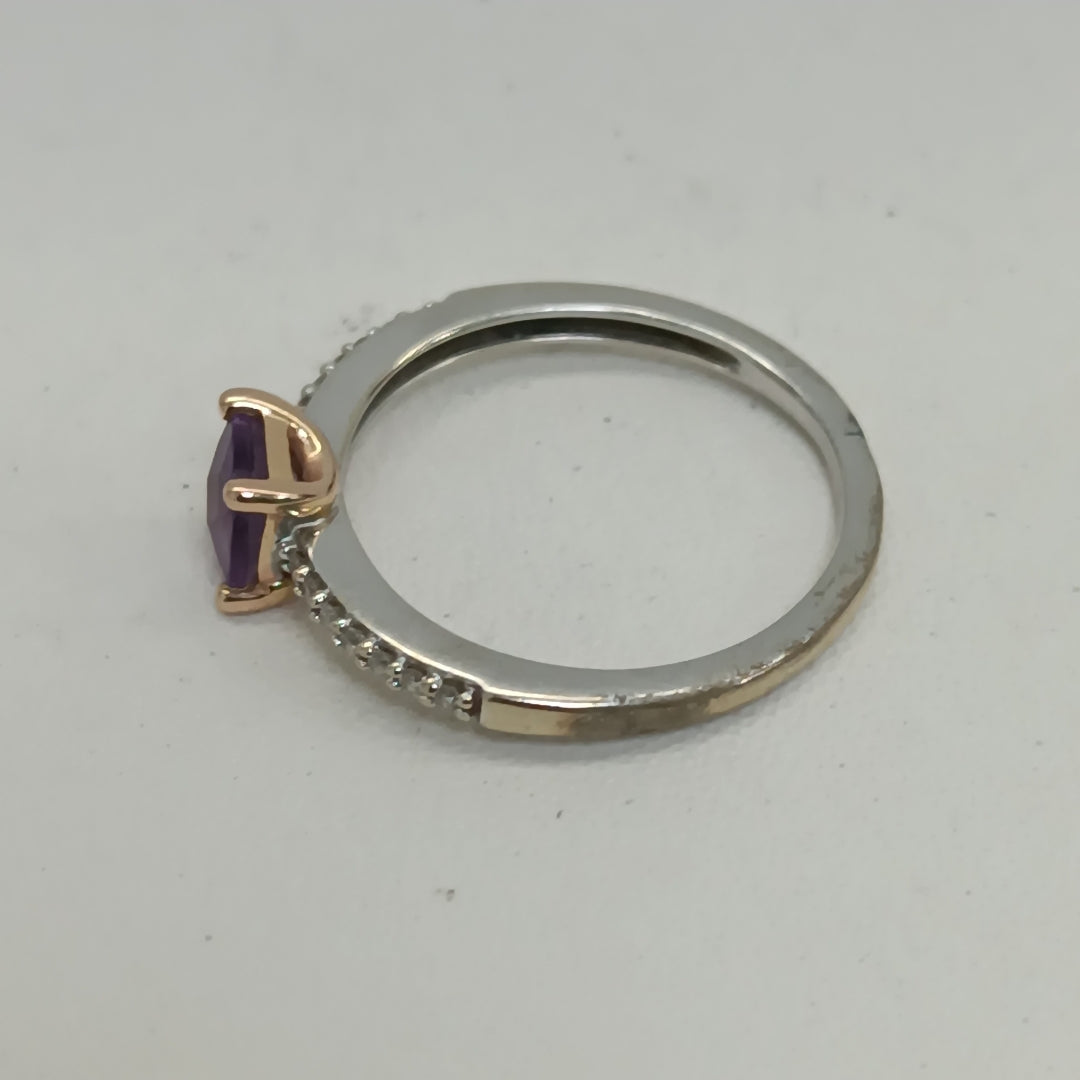 ANILLO ORO,ORO BLANCO 18 K 1,90 GRMS (SEMINUEVO)