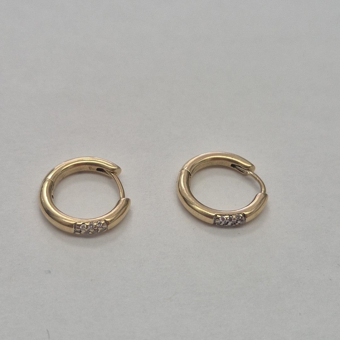 ARRACADAS PAR ORO 10 K 4,30 GRMS (SEMINUEVO)