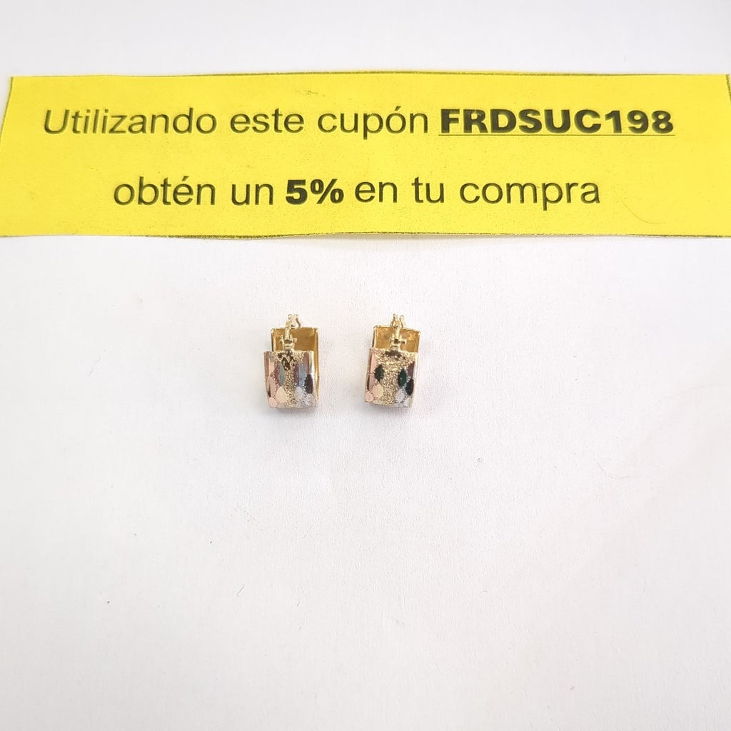 ARETES PAR ORO 10 K 1,90 GRMS (SEMINUEVO)