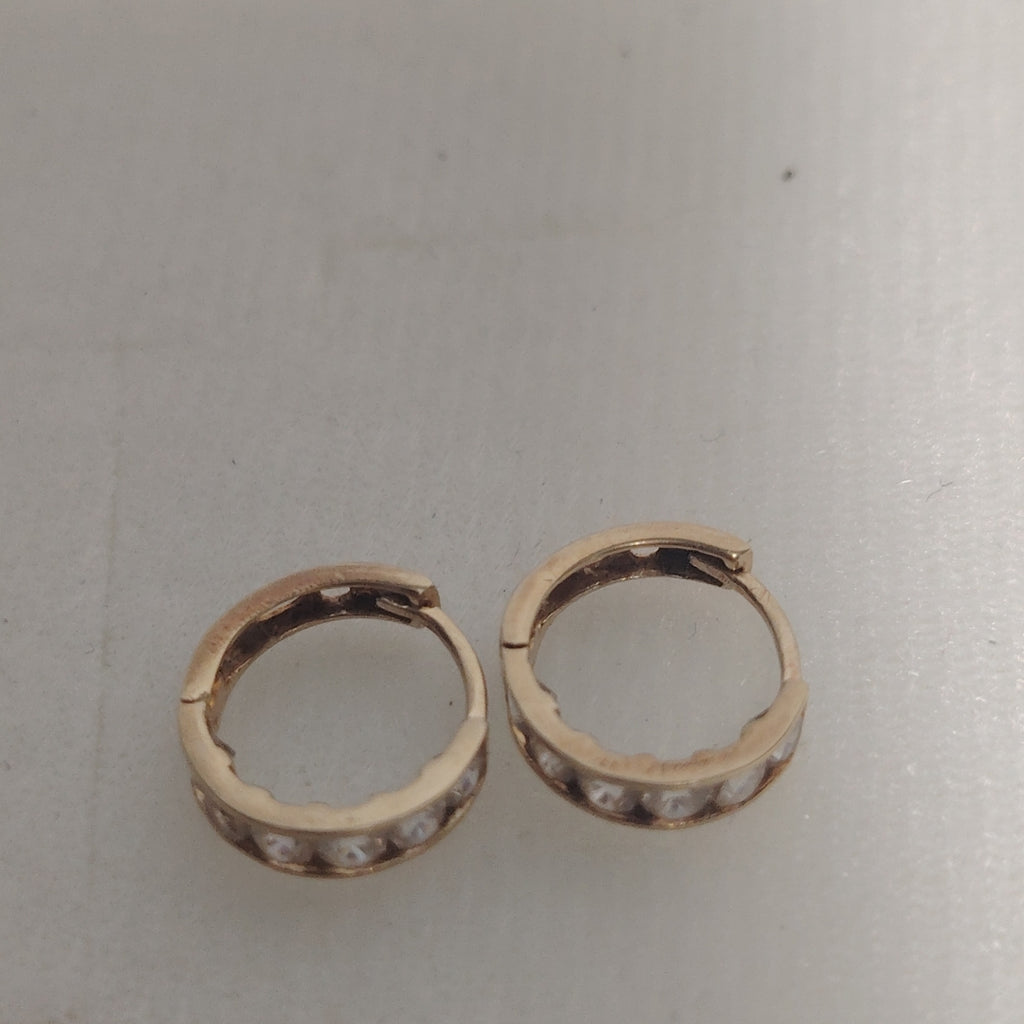 ARRACADAS PAR ORO 14 K 1,00 GRMS (SEMINUEVO)