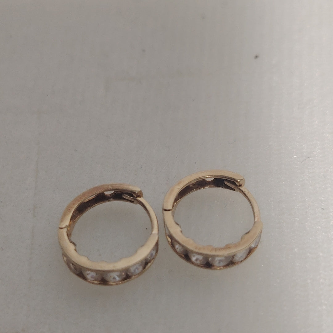 ARRACADAS PAR ORO 14 K 1,00 GRMS (SEMINUEVO)