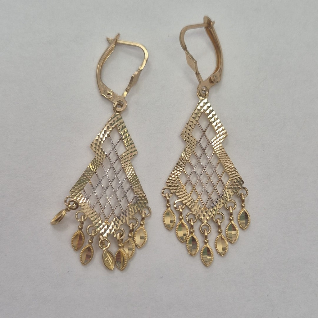 ARETES PAR ORO 10 K 4,10 GRMS (SEMINUEVO)