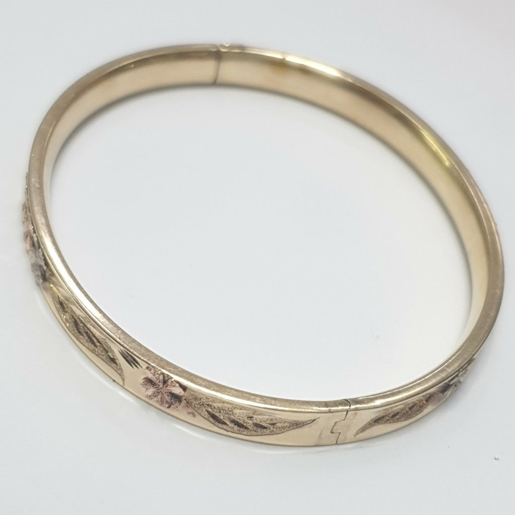 PULSERA RIGIDA ORO 14 K 9.3 GRMS (SEMINUEVO)