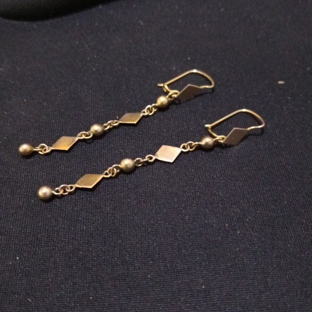 ARETES PAR ORO 10 K 2 GRMS (SEMINUEVO)