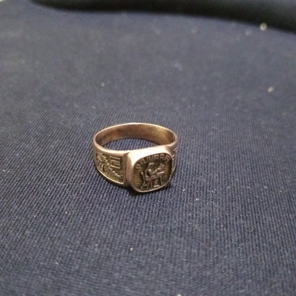 ANILLO DE GRADUACIÓN ORO 8 K 2.5 GRMS (SEMINUEVO)