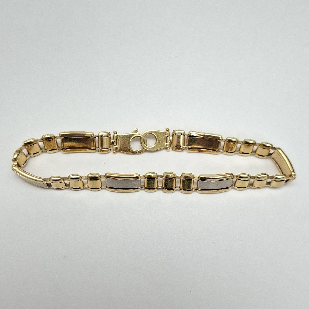 PULSERA ORO BLANCO 14 K 14,40 GRMS (SEMINUEVO)