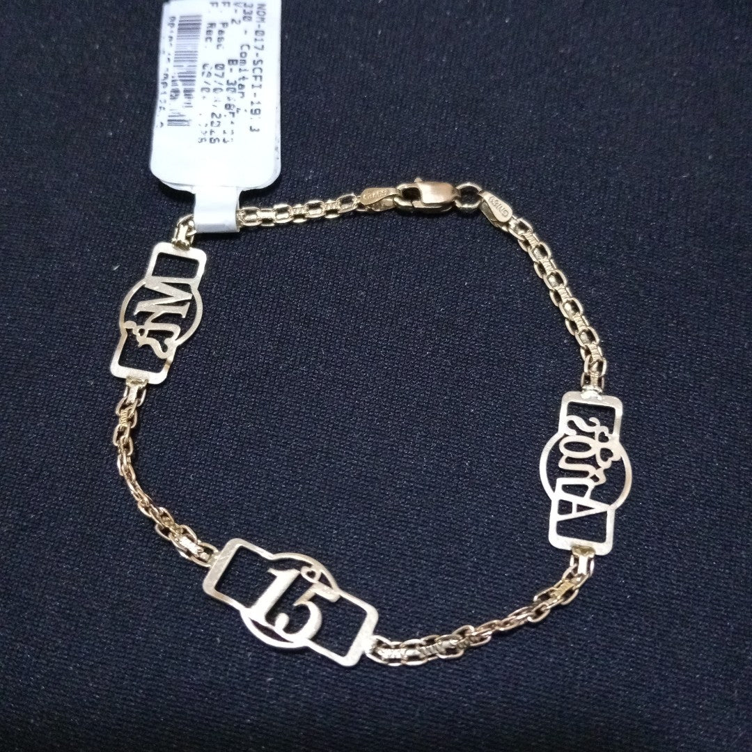 PULSERA ORO 10 K 2.5 GRMS (SEMINUEVO)