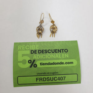 ARETES PAR ORO 10 K 2.1 GRMS (SEMINUEVO)