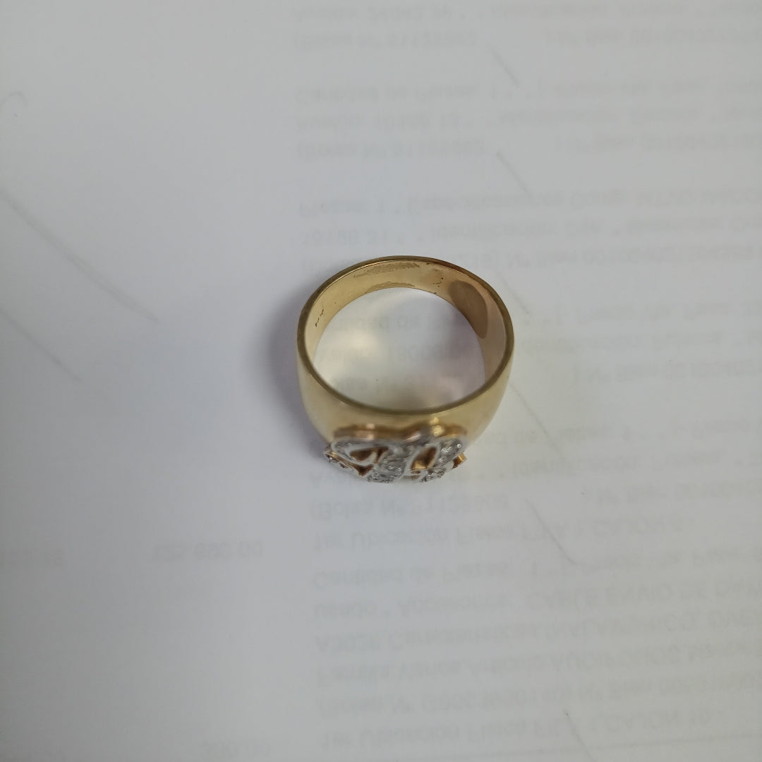 ANILLO ORO 14 K 10,80 GRMS (SEMINUEVO)
