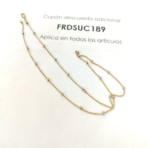 GARGANTILLA ORO COMBINADO 10 K 3,00 GRMS (SEMINUEVO)