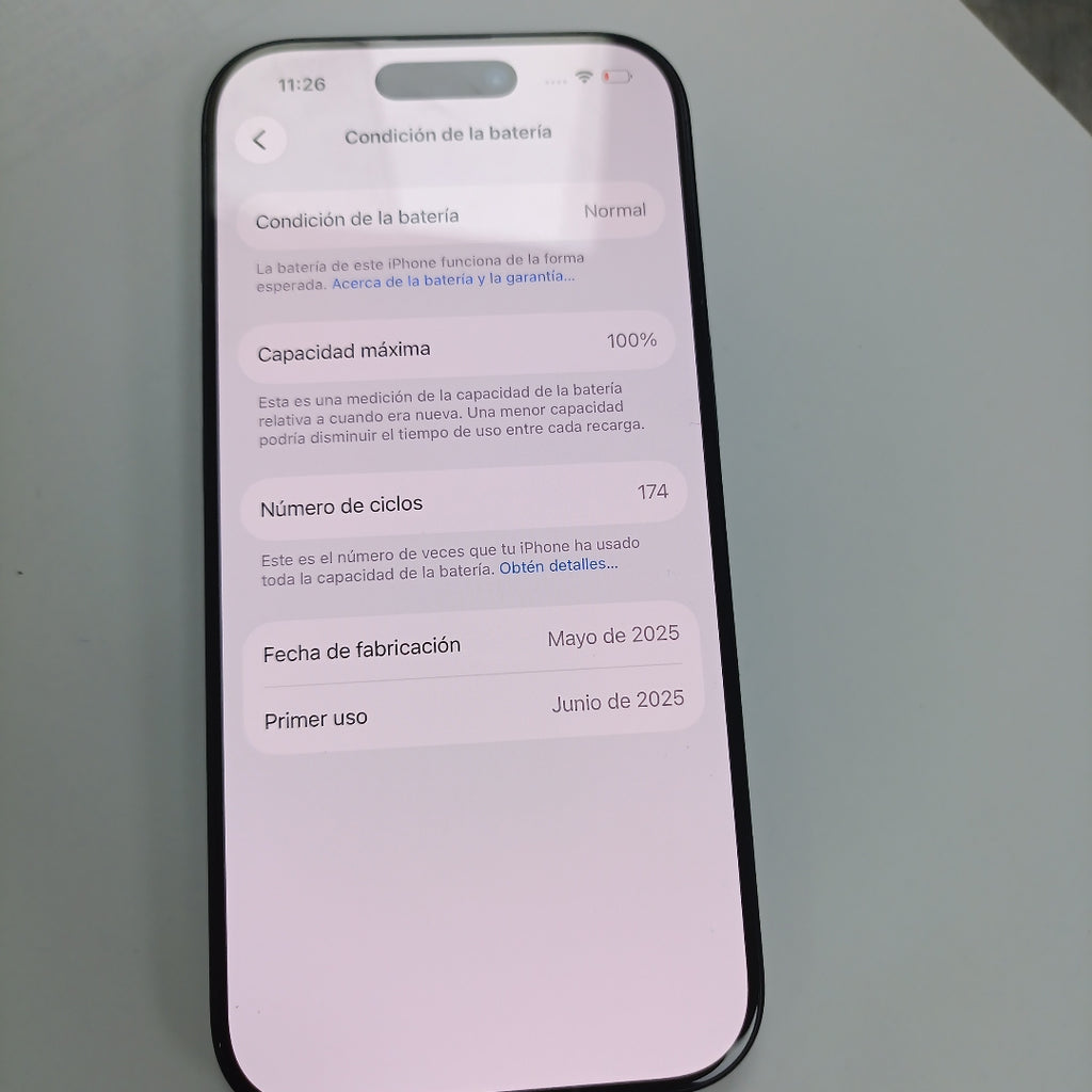 CELULAR APPLE IPHONE 16 PRO A3294 (2024) 128 GB 8 GB RAM (SEMINUEVO)