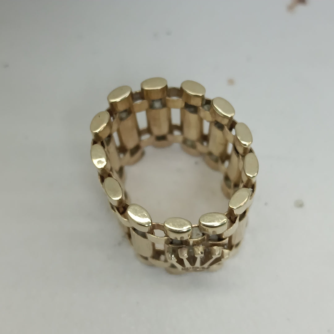 ANILLO ORO 14 K 5.3 GRMS (SEMINUEVO)