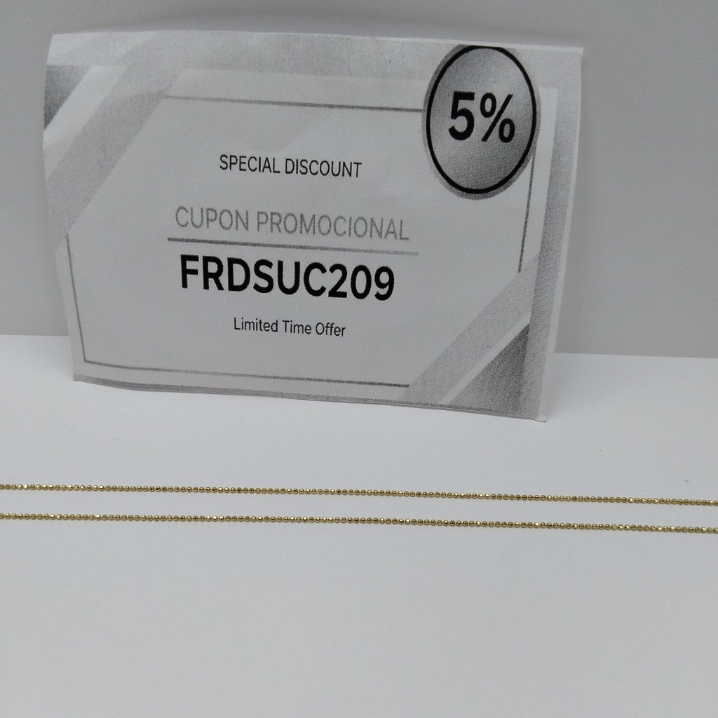 CADENA ORO 10 K 1,90 GRMS (SEMINUEVO)
