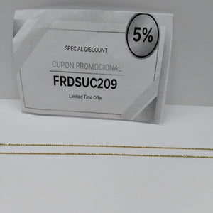 CADENA ORO 10 K 1,90 GRMS (SEMINUEVO)