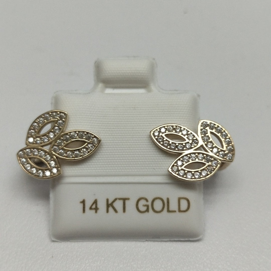 BROQUELES ORO 14K 2.4 (NUEVO)