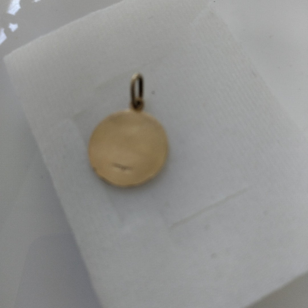 DIJE, MEDALLA RELIGIOSA ORO 18 K 3.6 GRMS (SEMINUEVO)