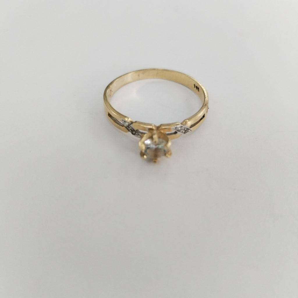 SOLITARIO ORO 14 K 2.4 GRMS (SEMINUEVO)