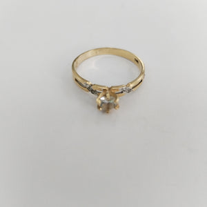 SOLITARIO ORO 14 K 2.4 GRMS (SEMINUEVO)