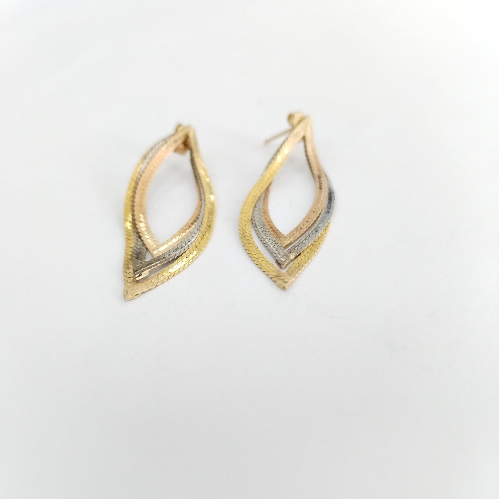 ARETES PAR ORO 14 K 3 GRMS (SEMINUEVO)