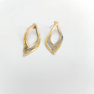 ARETES PAR ORO 14 K 3 GRMS (SEMINUEVO)