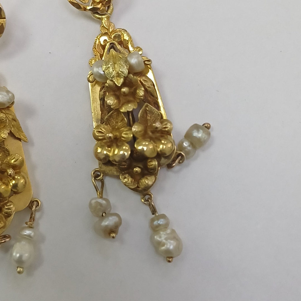 ARETES PAR ORO 10 K 6,20 GRMS (SEMINUEVO)