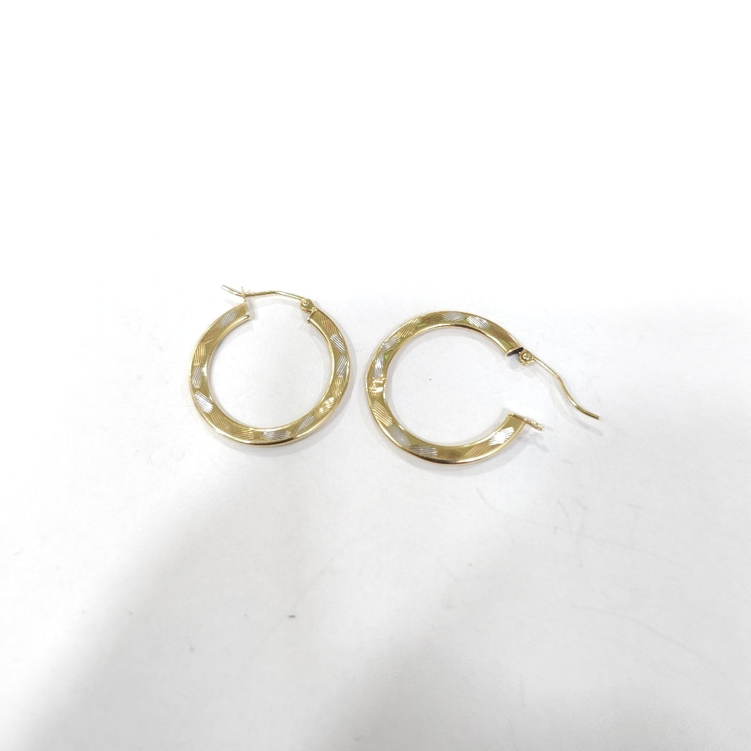 ARRACADAS PAR ORO 14 K 1.4 GRMS (SEMINUEVO)