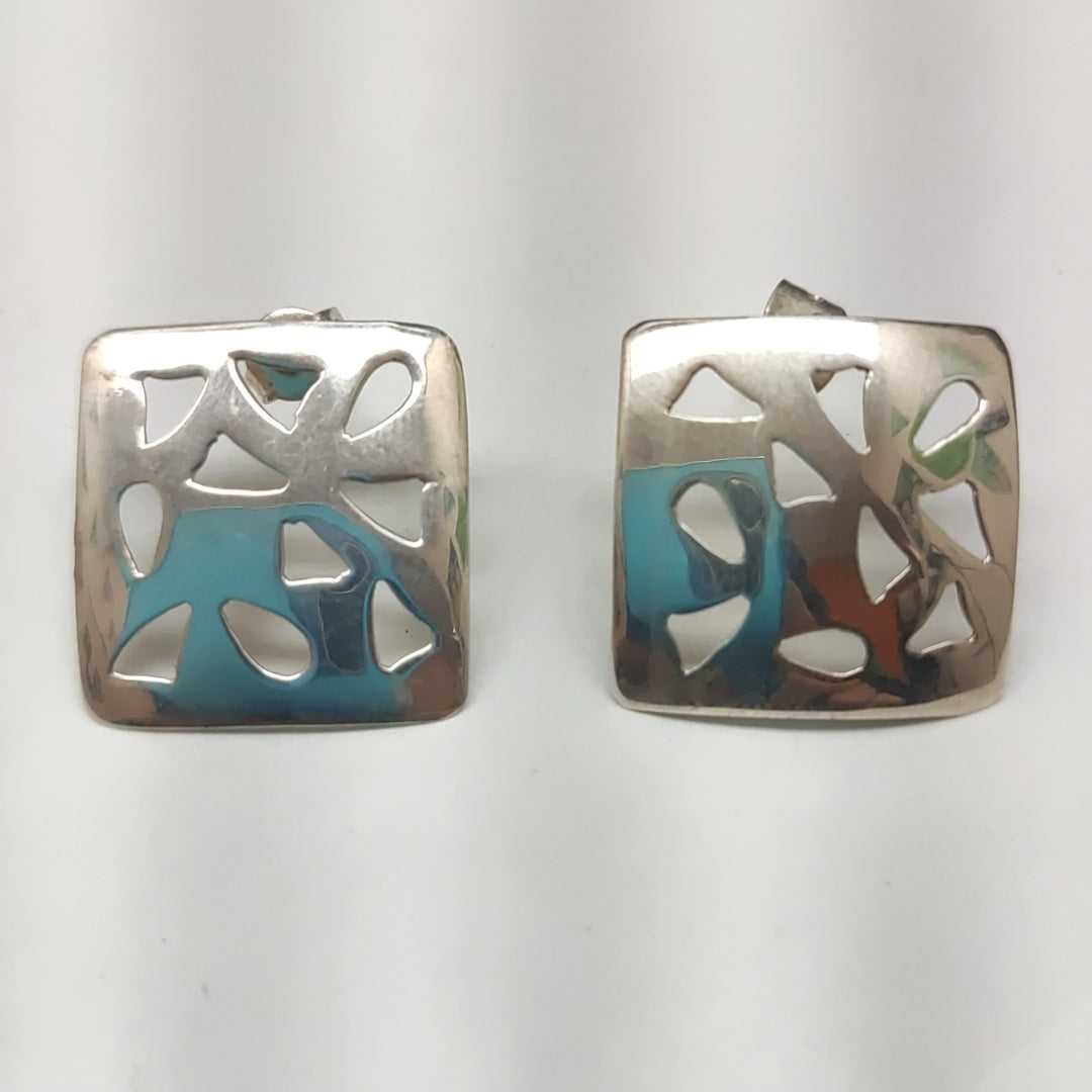 BROQUELES PAR,DIJE PLATA 4,10 GRMS (SEMINUEVO)