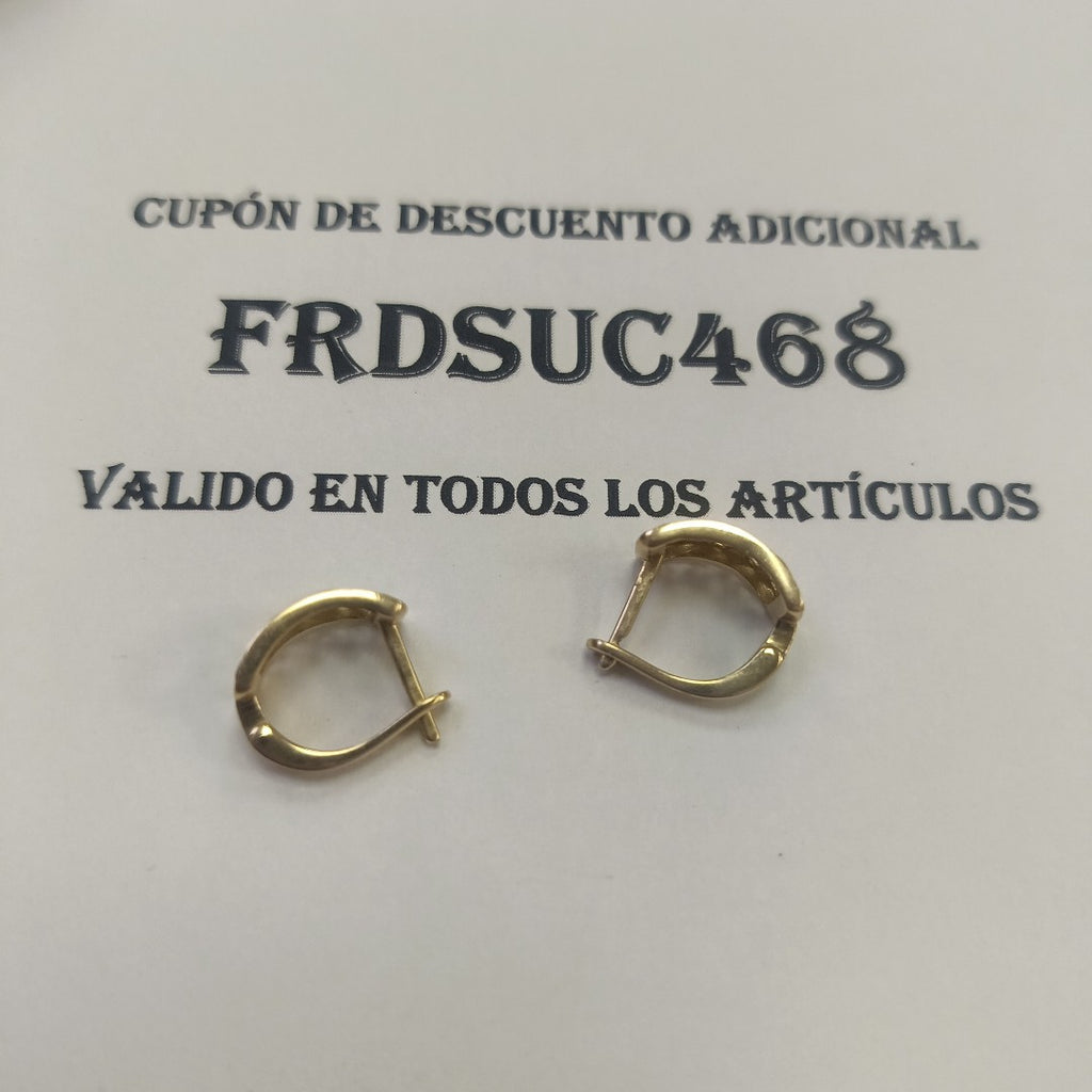 ARRACADAS PAR ORO 10 K 2.2 GRMS (SEMINUEVO)