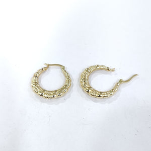 ARRACADAS PAR ORO 14 K 1.9 GRMS (SEMINUEVO)