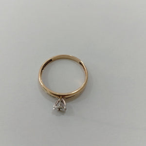 ANILLO ORO 10 K 1,60 GRMS (SEMINUEVO)