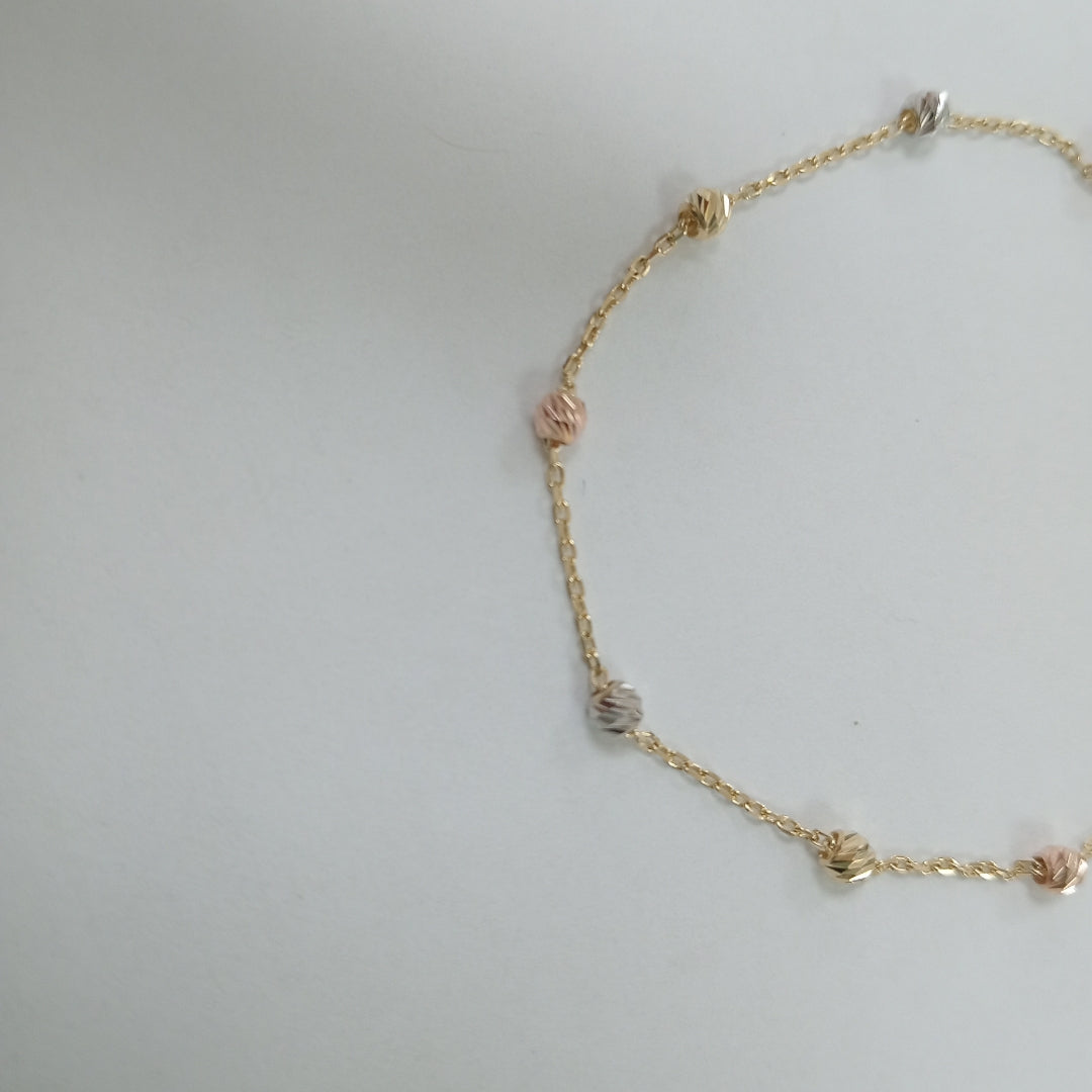 PULSERAS DAMA ORO 14K 1.2 (NUEVO)